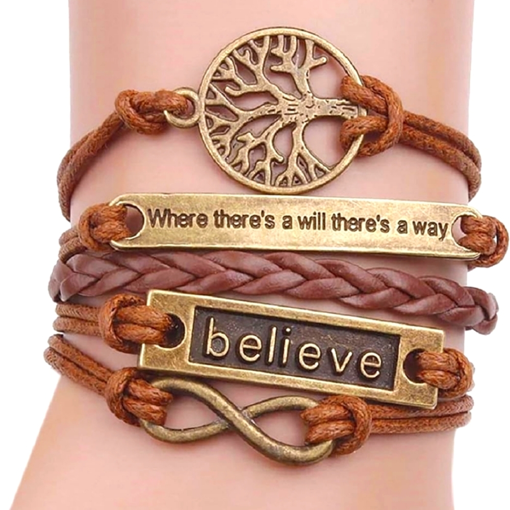 Women's Retro Handmade Woven Rope Wrist Band